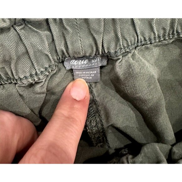 Aerie Womens Olive Green Jogger Pants XS - Picture 2 of 7